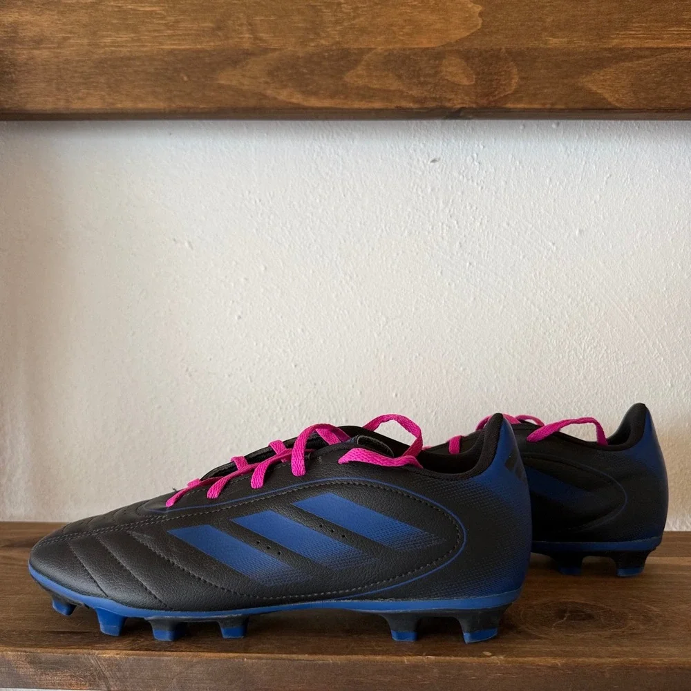Adidas Sneakers Mens 6 Womens 7.5 Goletto IX FG MG Soccer Cleats JH6643 Black